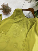 Zara Georgette Heavy Embroidery 3d Suit Set - Chikankari official