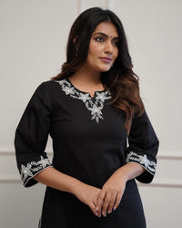 Zara Office / Daily Wear Ethnic Suit - Chikankari official