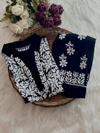 Zeenat Heavy Modal Co - ord Set - Chikankari official