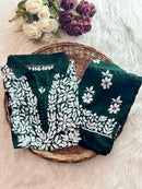 Zeenat Heavy Modal Co - ord Set - Chikankari official