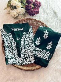 Zeenat Heavy Modal Co - ord Set - Chikankari official