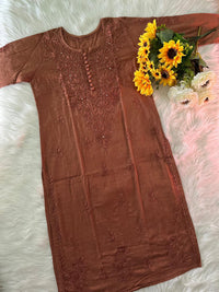 Zoya 3pc Dobby Cotton Muqaish Viral Set - Chikankari official