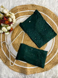 Zoya A truly exquisite Muqaish Worked Co - ord Set - Chikankari official