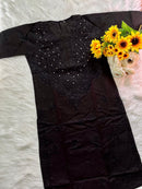 Zoya Butter touch cotton soft Muqaish Sqaure Neck - Chikankari official