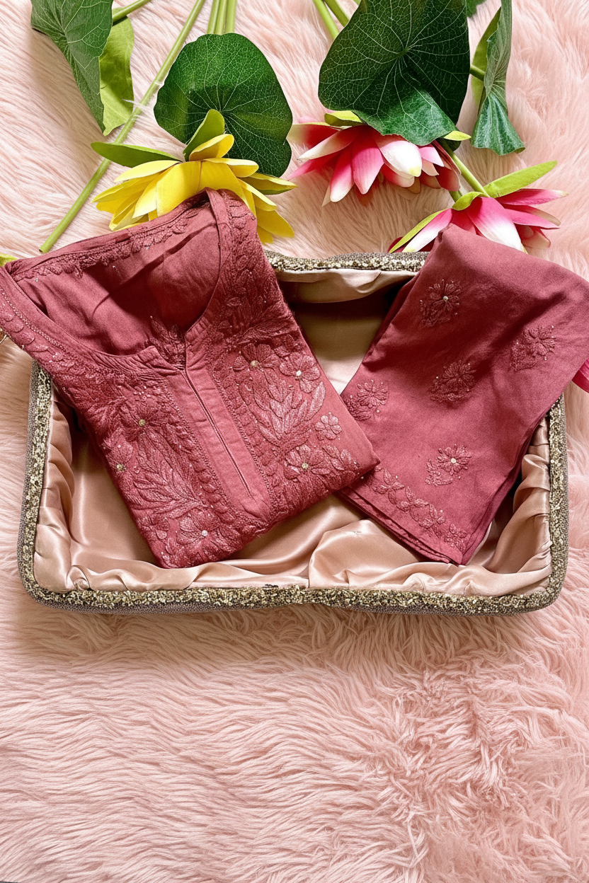 Zoya muqaish Chikan Combo Feel the Softness