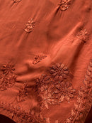 Zoya Heavy Worked Muqaish 3pc Modal Cotton Set - Chikankari official