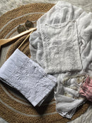 Zoya Heavy Worked Muqaish 3pc Modal Cotton Set - Chikankari official