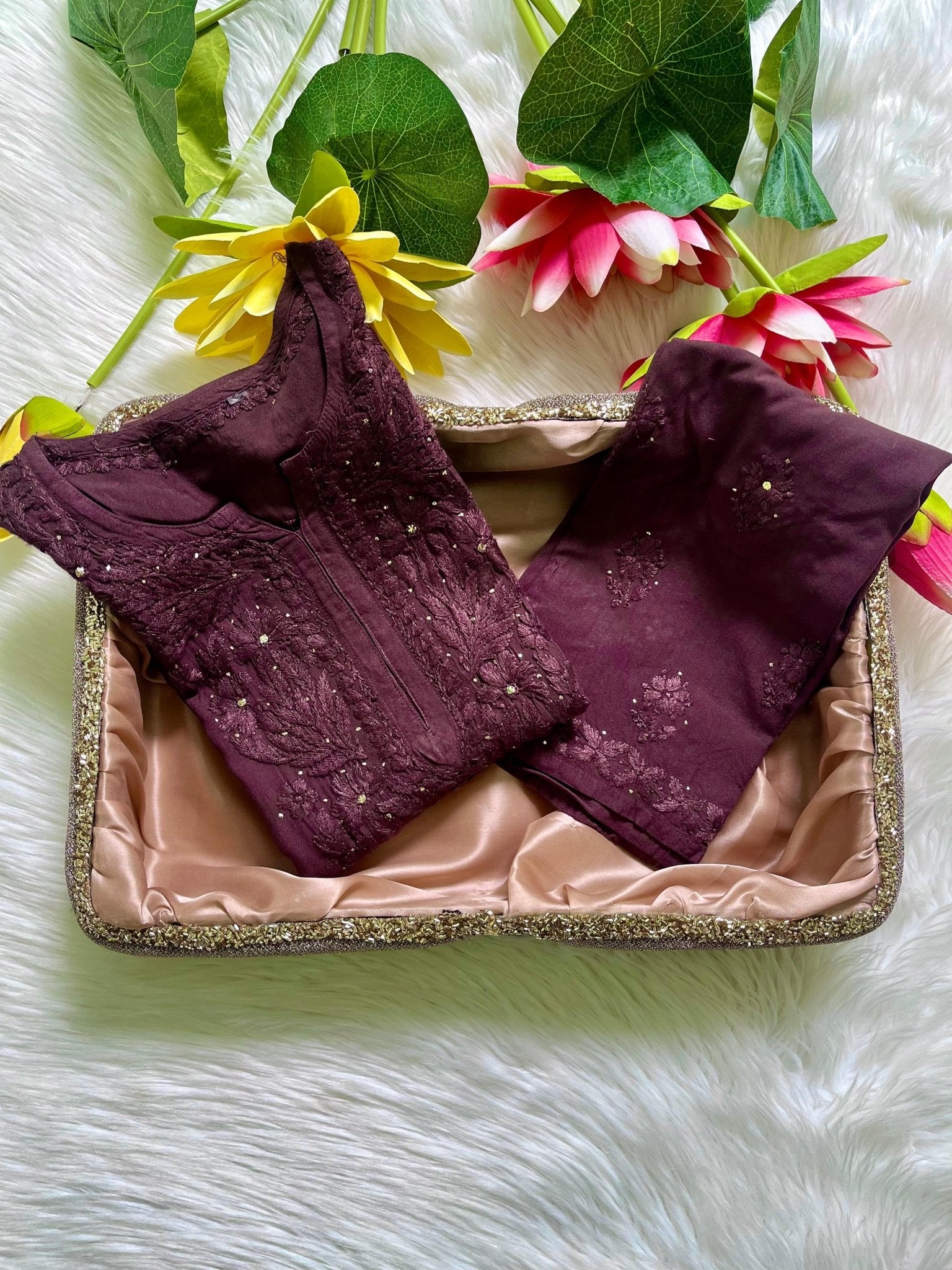 Zoya muqaish Chikan Combo Feel the Softness - Chikankari official