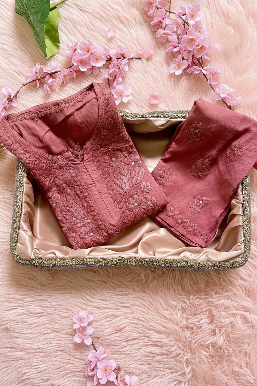 Zoya muqaish Chikan Combo Feel the Softness