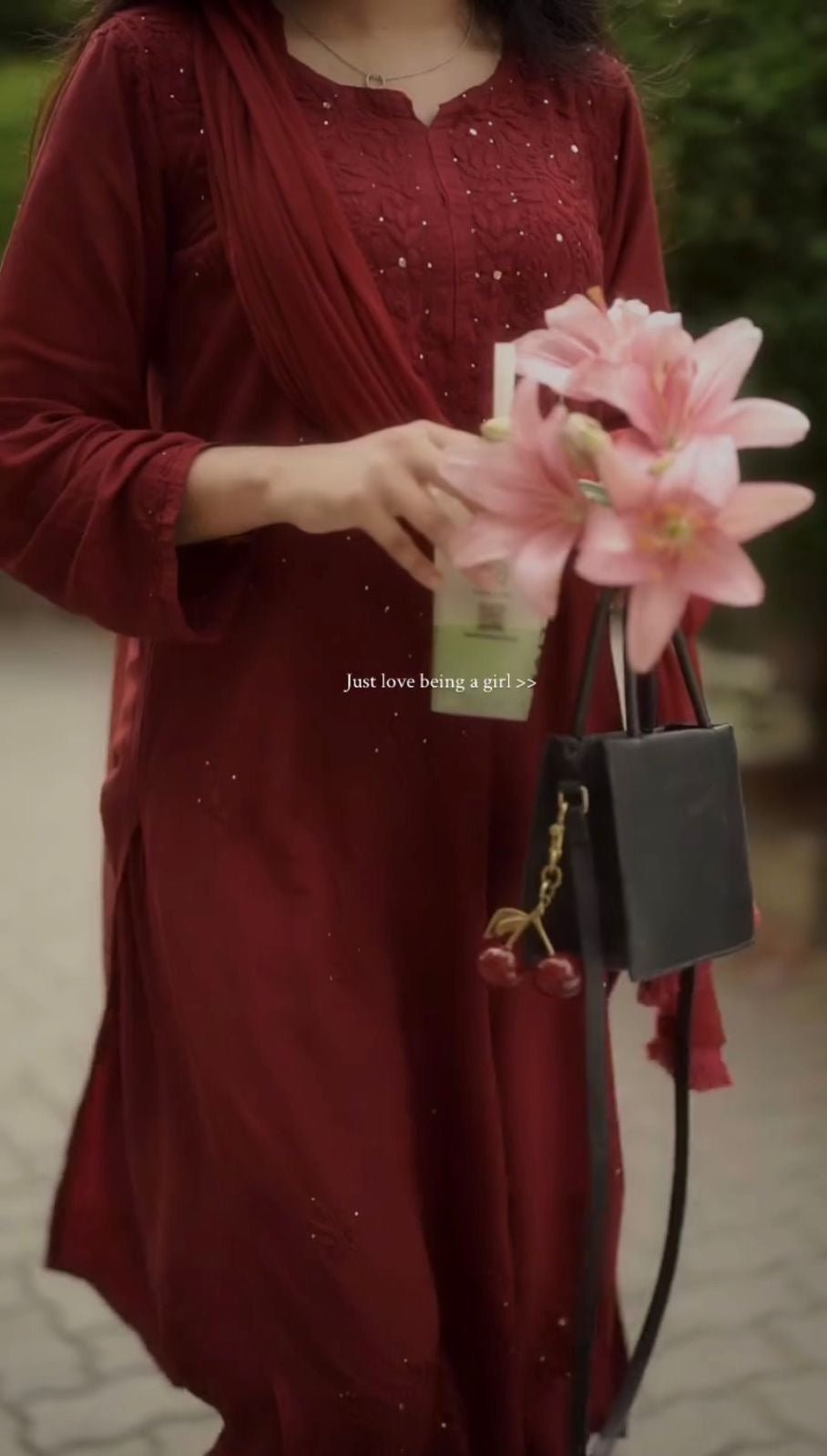 Zoya Muqaish In Rose 3pc set - Chikankari official
