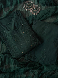 Zoya Muqaish Rayon 3pc set - Chikankari official