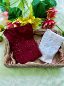 Zoya Muslin Muqaish Kurti Ghaspatti with Bakhiya work - Chikankari official