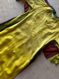 Zoya Premium super soft rayon in extra beautifull colours - Chikankari official