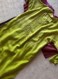 Zoya Premium super soft rayon in extra beautifull colours - Chikankari official