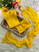 Zoya Rangrez Comfy 3pc Chikankari hand embroidered Set : Saba Ibrahim Inspired - Chikankari official