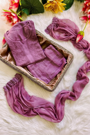 Zoya Rangrez Comfy 3pc Chikankari hand embroidered Set : Saba Ibrahim Inspired - Chikankari official