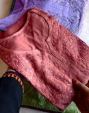 Zoya Rangrez Rayon ombre Soft Chikankari kurti✨ - Chikankari official
