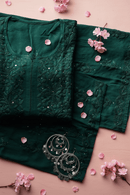 Zoya Rayon Beautiful Muqaish 2pc Set - Chikankari official
