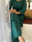 Zoya Rayon Beautiful Muqaish 2pc Set - Chikankari official