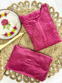 Zoya Rayon Muqaish Heavy Edition Combo - Chikankari official