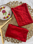 Zoya Rayon Muqaish Heavy Edition Combo - Chikankari official