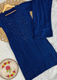 Zoya Rayon Muqaish Heavy Edition Combo - Chikankari official
