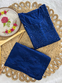 Zoya Rayon Muqaish Heavy Edition Combo - Chikankari official