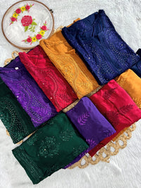Zoya Rayon Muqaish Plazzo Combo 2pc - Chikankari official