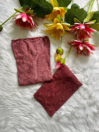 Zoya Rayon Ombre tone Soft n Comfy Plazo Combo - Chikankari official