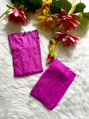 Zoya Rayon Ombre tone Soft n Comfy Plazo Combo - Chikankari official