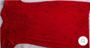 Zoya Red Muqaish 2pc Rayon Set - Chikankari official