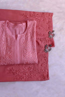 Zoya Soft Ombre 2pc kurta plazo set - Chikankari official