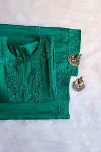 Zoya Soft Ombre 2pc kurta plazo set - Chikankari official
