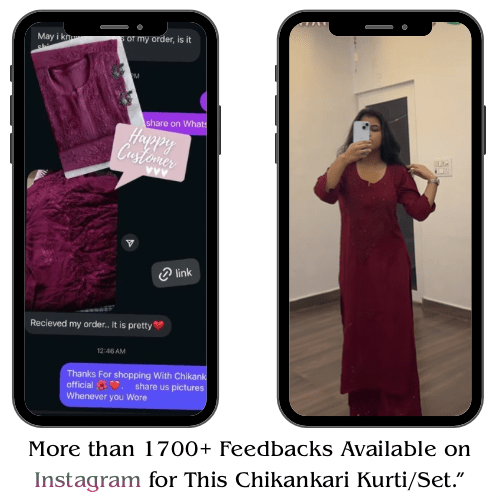 Zoya Soft Ombre 2pc kurta plazo set - Chikankari official