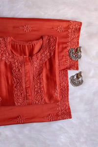 Zoya Soft Ombre 2pc kurta plazo set - Chikankari official