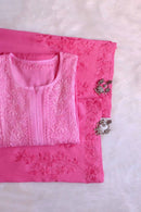 Zoya Soft Ombre 2pc kurta plazo set - Chikankari official