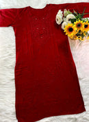 Zoya Viral Chikankari Muqaish work 3pc set - Chikankari official