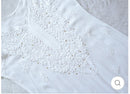 Zoya White Long rayon Muqaish Work kurta & Plazzo 2pc - Chikankari official